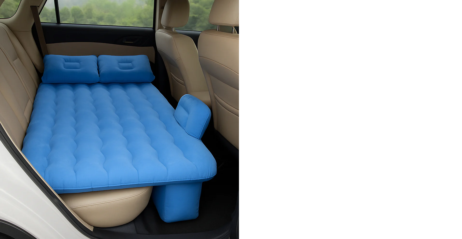 Portable Car Backseat Inflatable Air Mattress Bed (1 Pc)
